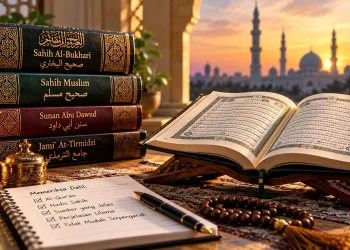 Kitab hadis dan Al-Qur'an untuk mempelajari dalil aqidah yang sahih